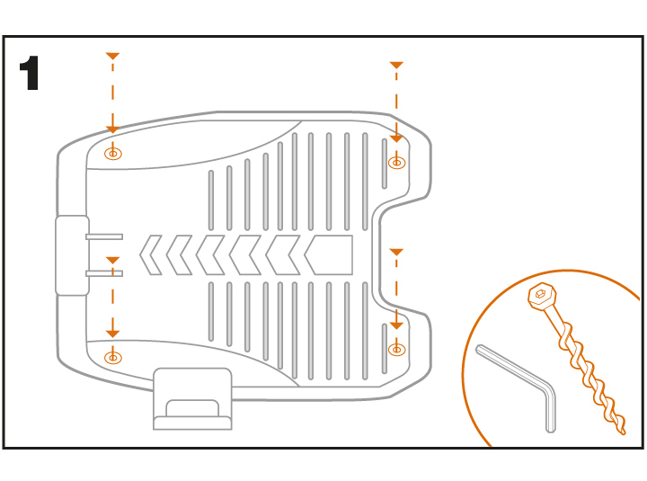 How to properly place the charging base