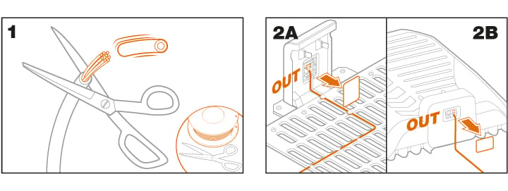 How to lay down the boundary wire