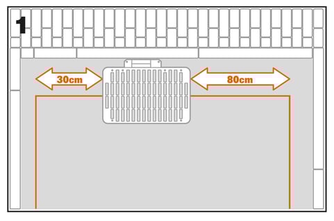 charging base of Landroid S, M, L 19-1